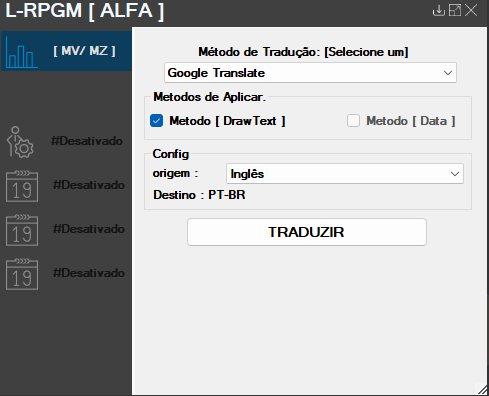 Evolução LRPGM - Interface Aprimorada
